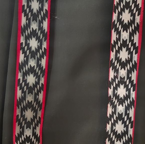 Embroidered Bohemian Kimono Palestanian Jordanian Tatreez Cardigan shawl open ab - Picture 4 of 5